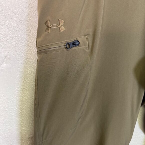Under Armour Mens UA Storm Defender Pants 36X36 Bayou Khaki Cargo Utility - Picture 6 of 12